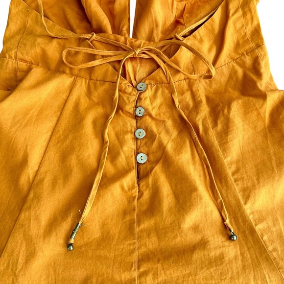 RARE Free People | Rust Halter Open Back Mini Dress - Picture 4 of 8